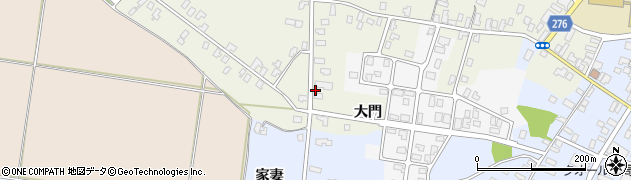 秋田県雄勝郡羽後町杉宮大門62周辺の地図