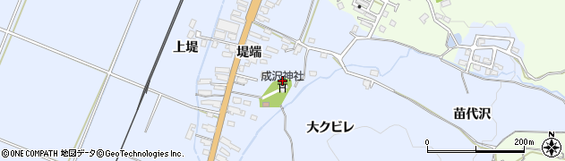 秋田県湯沢市成沢東屋敷後周辺の地図