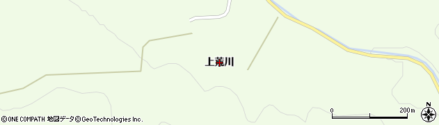 岩手県釜石市唐丹町（上荒川）周辺の地図