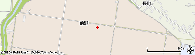 秋田県羽後町（雄勝郡）大戸（前野）周辺の地図