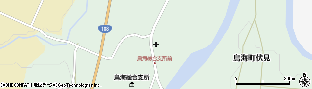 秋田県由利本荘市鳥海町伏見（川添）周辺の地図