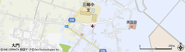 秋田県羽後町（雄勝郡）貝沢（拾三本塚）周辺の地図