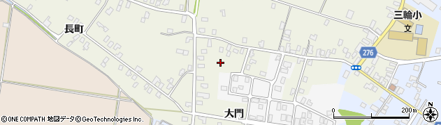 秋田県雄勝郡羽後町杉宮大門周辺の地図