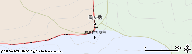駒ケ岳周辺の地図