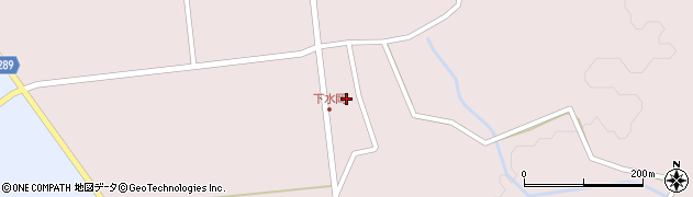 秋田県にかほ市象潟町横岡（水岡）周辺の地図