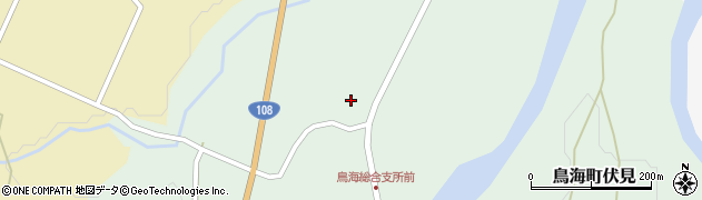 秋田県由利本荘市鳥海町伏見赤渋2周辺の地図