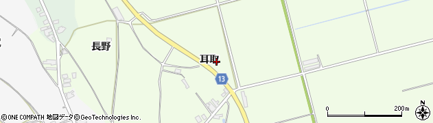秋田県湯沢市岩崎耳取周辺の地図