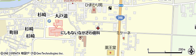 秋田県雄勝郡羽後町西馬音内中野148周辺の地図