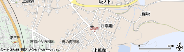 秋田県にかほ市象潟町四隅池9周辺の地図