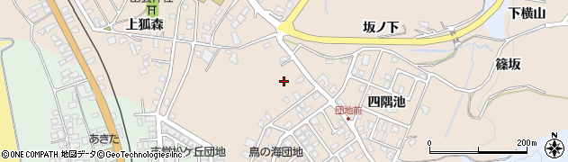 秋田県にかほ市象潟町上狐森182周辺の地図