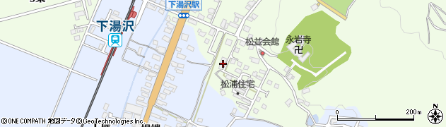 秋田県湯沢市岩崎松浦40周辺の地図