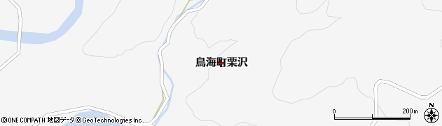 秋田県由利本荘市鳥海町栗沢周辺の地図