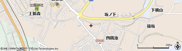 秋田県にかほ市象潟町四隅池13周辺の地図