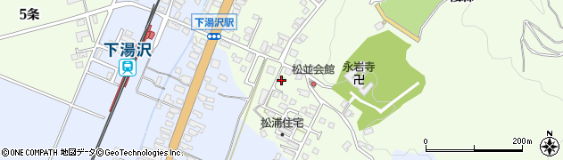 秋田県湯沢市岩崎松浦60周辺の地図