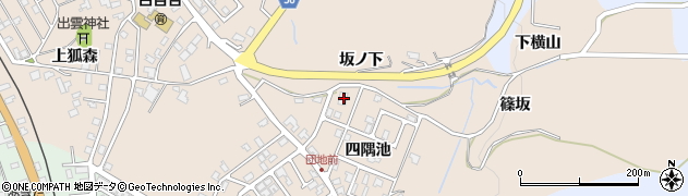 秋田県にかほ市象潟町四隅池55周辺の地図