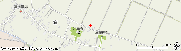 秋田県羽後町（雄勝郡）杉宮（宮林）周辺の地図