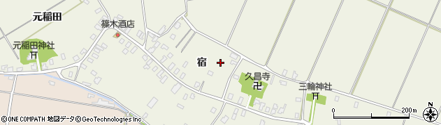 秋田県羽後町（雄勝郡）杉宮（宿）周辺の地図