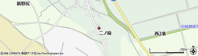 秋田県湯沢市二井田（二ノ掵）周辺の地図
