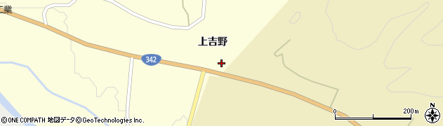 秋田県横手市増田町吉野（菅ノ沢）周辺の地図