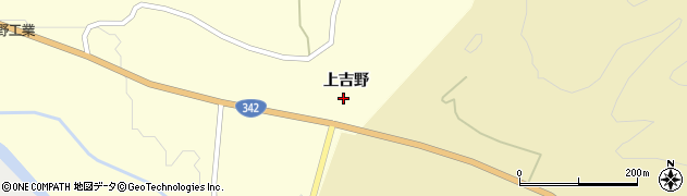 秋田県横手市増田町吉野漆沢周辺の地図