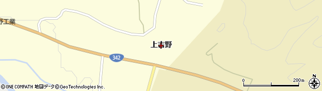 秋田県横手市増田町吉野（上吉野）周辺の地図