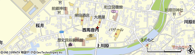 秋田県羽後町（雄勝郡）西馬音内周辺の地図