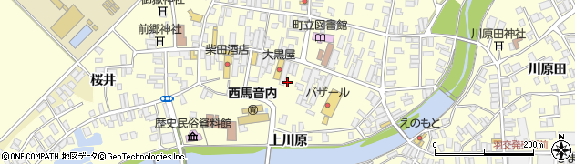 秋田県羽後町（雄勝郡）西馬音内（本町）周辺の地図