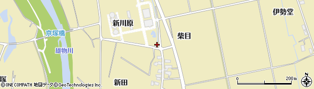 秋田県湯沢市八幡（中沢見）周辺の地図