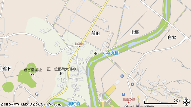 〒023-1123 岩手県奥州市江刺前田町の地図