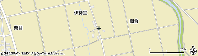 秋田県湯沢市八幡（伊勢堂）周辺の地図