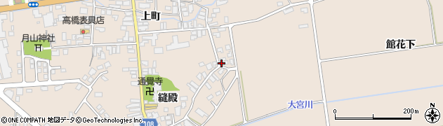 秋田県横手市増田町増田館花291周辺の地図