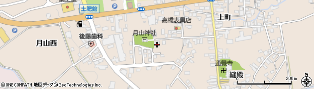 秋田県横手市増田町増田（月山）周辺の地図