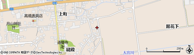 秋田県横手市増田町増田館花290周辺の地図