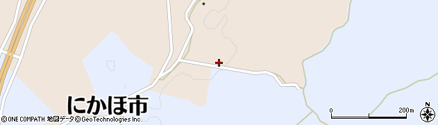 秋田県にかほ市象潟町（三本堰）周辺の地図
