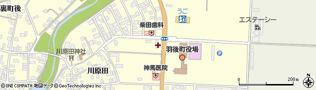 秋田県雄勝郡羽後町西馬音内中野115周辺の地図