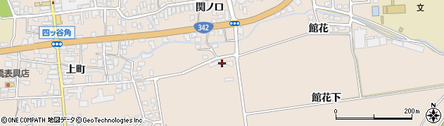 秋田県横手市増田町増田館花132周辺の地図