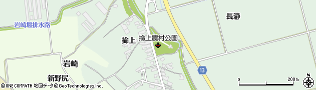 掵上農村公園周辺の地図