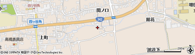 秋田県横手市増田町増田館花41周辺の地図