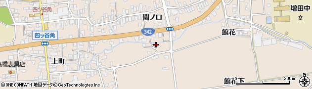 秋田県横手市増田町増田館花40周辺の地図