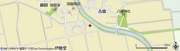 秋田県湯沢市八幡（放生田）周辺の地図