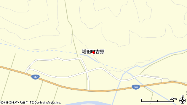 〒019-0703 秋田県横手市増田町吉野の地図
