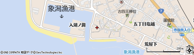 秋田県にかほ市象潟町入湖ノ澗65-4周辺の地図
