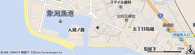 秋田県にかほ市象潟町入湖ノ澗65-2周辺の地図