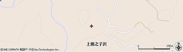 秋田県由利本荘市矢島町荒沢（上ユスリキ）周辺の地図