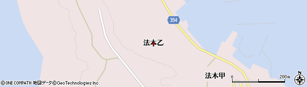 山形県酒田市飛島（法木乙）周辺の地図