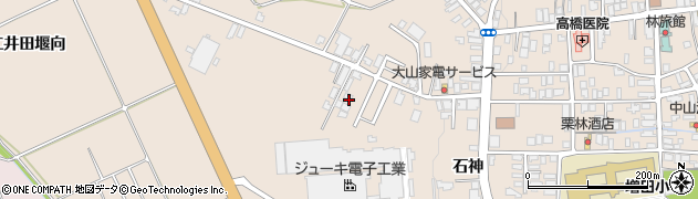 秋田県横手市増田町増田（石神西）周辺の地図