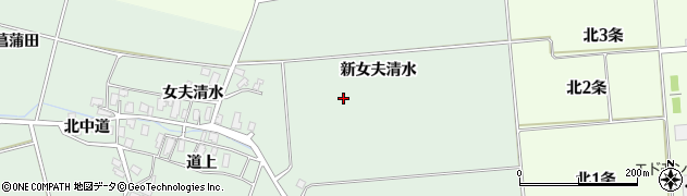 秋田県湯沢市二井田（新女夫清水）周辺の地図
