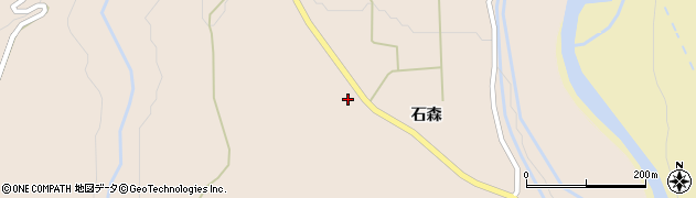 秋田県由利本荘市矢島町元町（鮹平）周辺の地図
