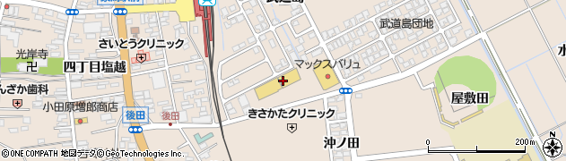 うさちゃんクリーニングマックスバリュ武道島店周辺の地図