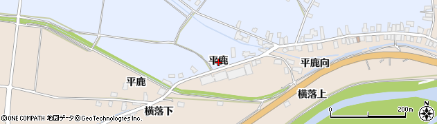 秋田県横手市増田町亀田（平鹿）周辺の地図